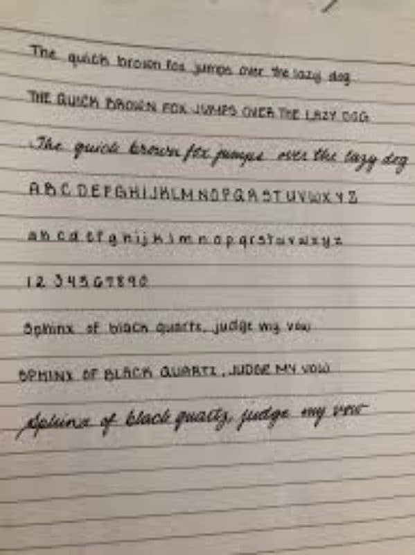 handwriting assignment work 0