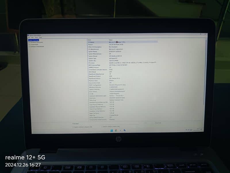 HP EliteBook 840 G4 7th Gen 16/256 11