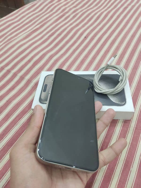 iPhone 15 pro max 256Gb Natural Titanium FU 7