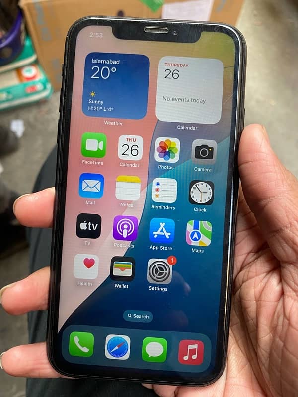 iPhone XR jv all original watsapp per phone kar lana 6