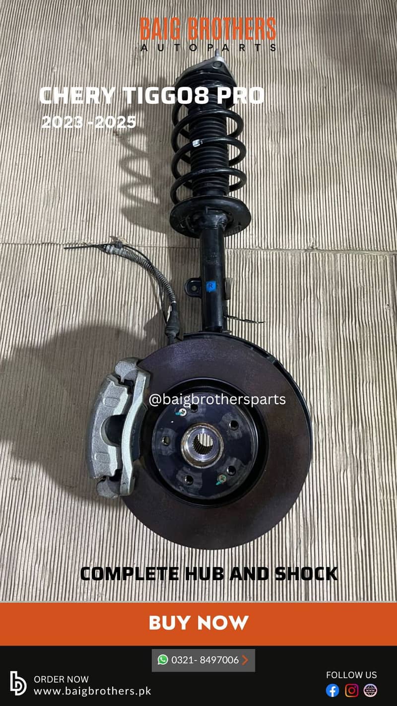 Kia Sportage Chrome Fan Brake Hub Lower Arm Shock Steering Kit Drl Ac 9