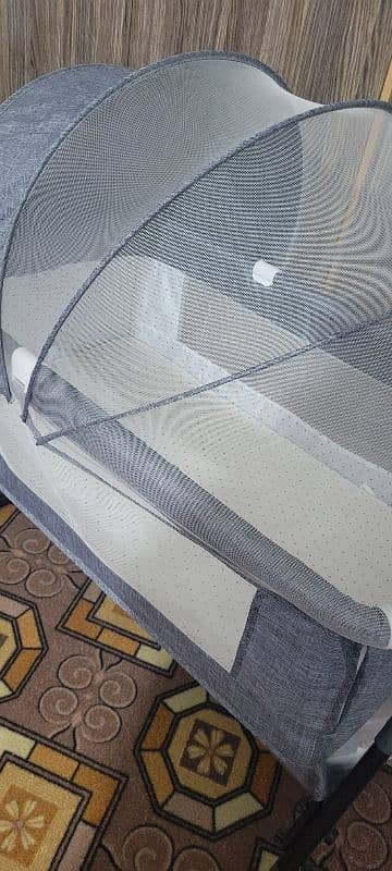 baby portable cot new condition 2