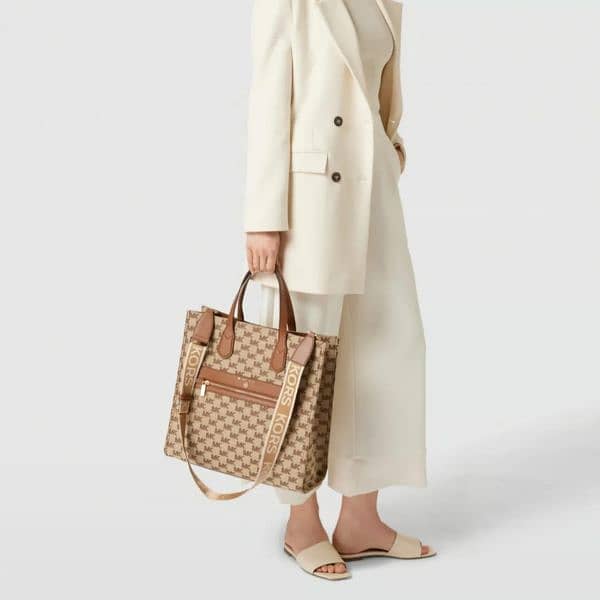 Michael kors jacquard logo tote 3