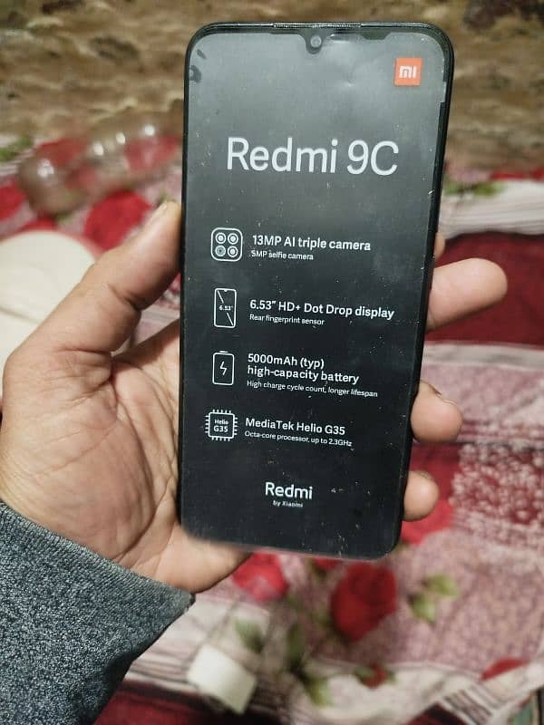 Red mi 9 c for sale Ram 3 GB storage 64GB 1