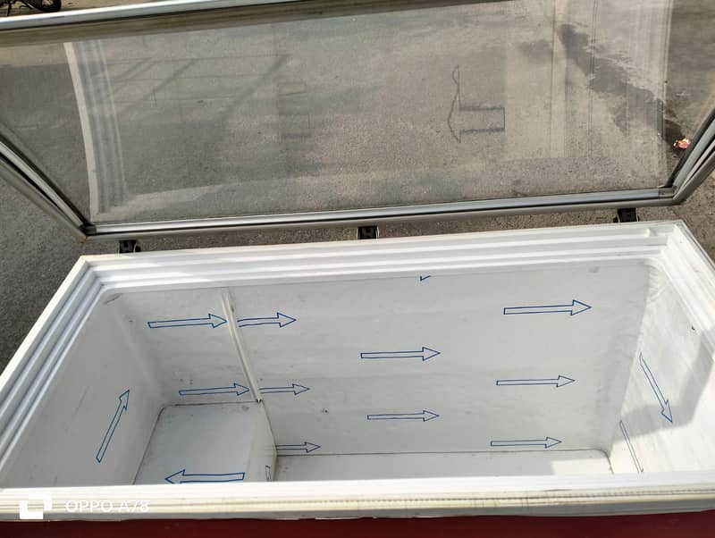 Glass top D freezer singel door Glass top door (0306=4462/443) papuse 6