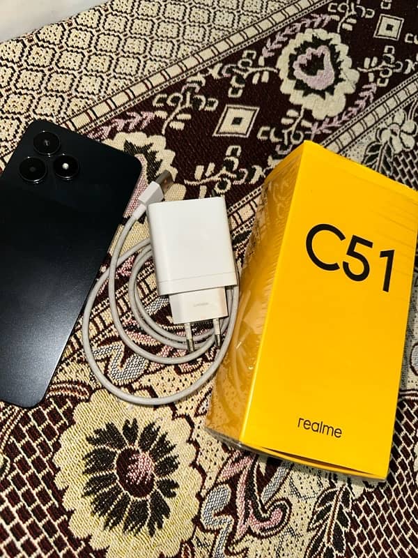 realme c51 4+4/64 33 watt fast chaeger 1