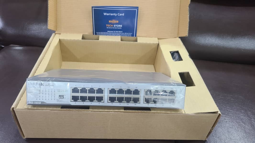 D-Link DGS-1024D 24 Port Gigabit Unmanaged Switch (Branded Used) 16