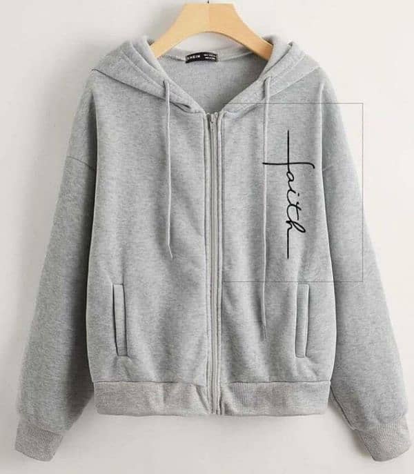 1 Pc Unisex Stitched Cotton Plain Hoodie 0