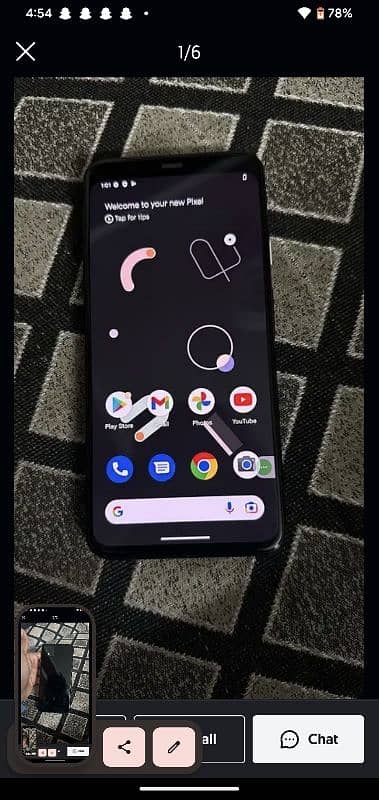 Google pixel 4xl brand new phone condition 10\10 no any fult 5