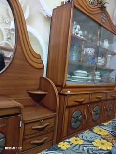 dressing table and showcase