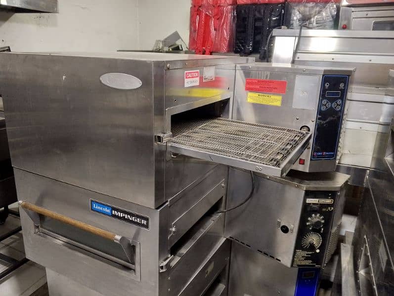 fast food machinery pizza oven stove fryer 0