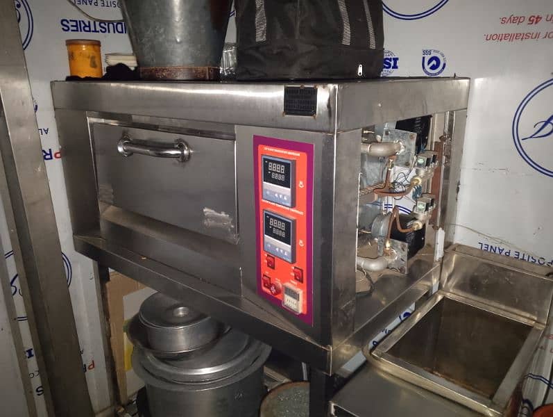 fast food machinery pizza oven stove fryer 1