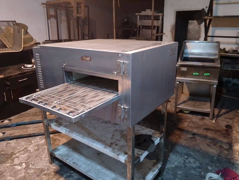 fast food machinery pizza oven stove fryer 2