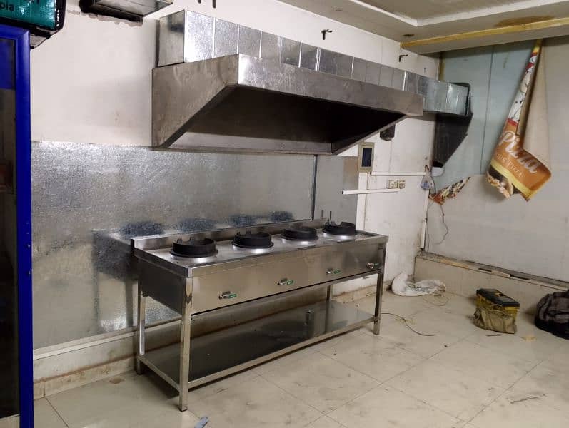 fast food machinery pizza oven stove fryer 8