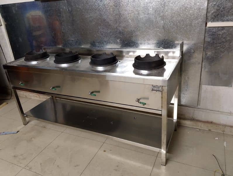 fast food machinery pizza oven stove fryer 9