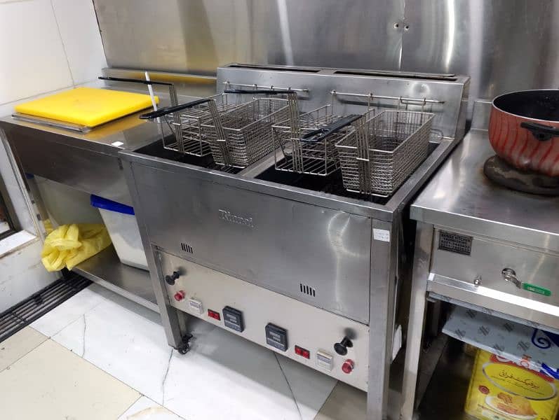 fast food machinery pizza oven stove fryer 14