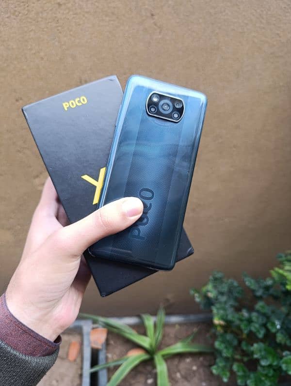 Poco X3 Nfc 6gb 128gb with full box all ok phone 1