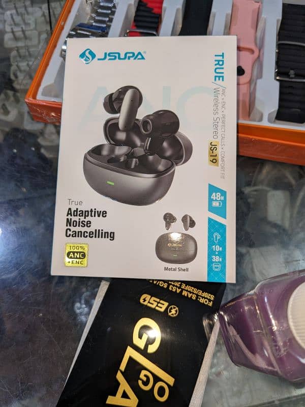 JS-19 and Defy earbuds for sale. Online order place available. 0