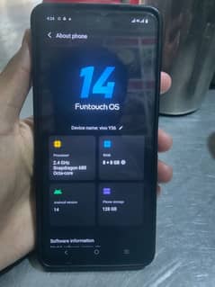 Vivo Y36 8+8 Ram 128 storage 10/10 Condition