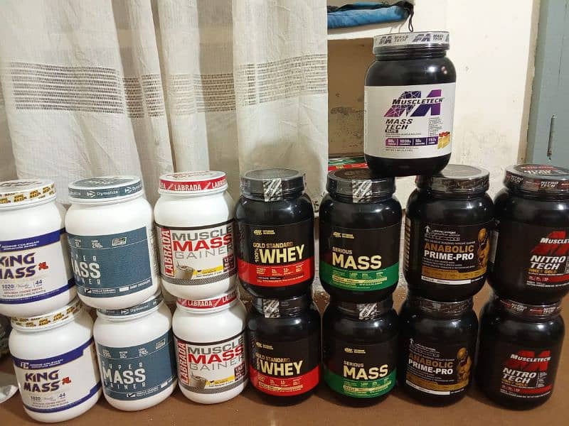 BODY BUILDING SUPPLEMENTS | MASS GAINER, PROTEIN, CREATINE | 8