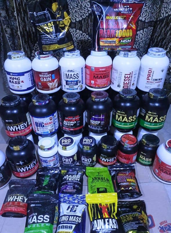 BODY BUILDING SUPPLEMENTS | MASS GAINER, PROTEIN, CREATINE | 9