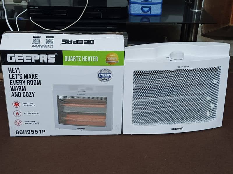 Geepas quartz heater 0