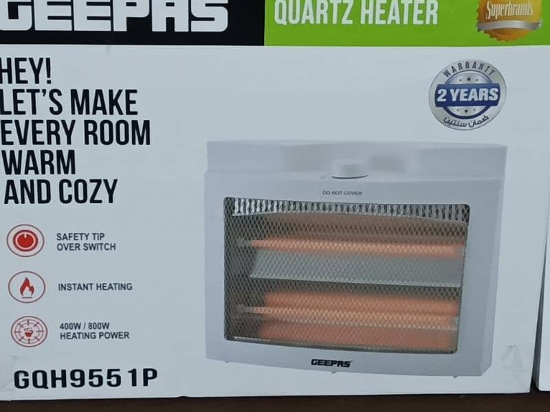 Geepas quartz heater 1