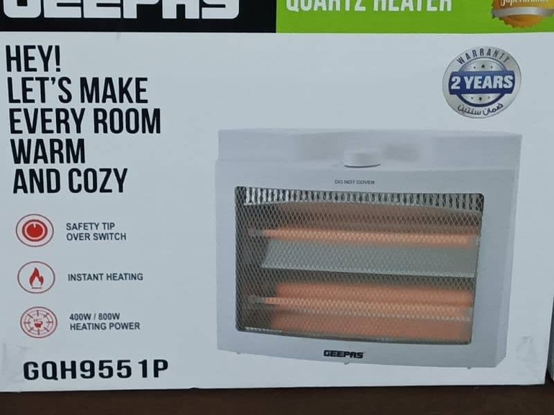 Geepas quartz heater 2