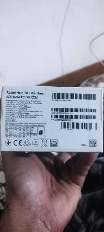 redmi note 10 all ok 03064389021 exchange possible 7