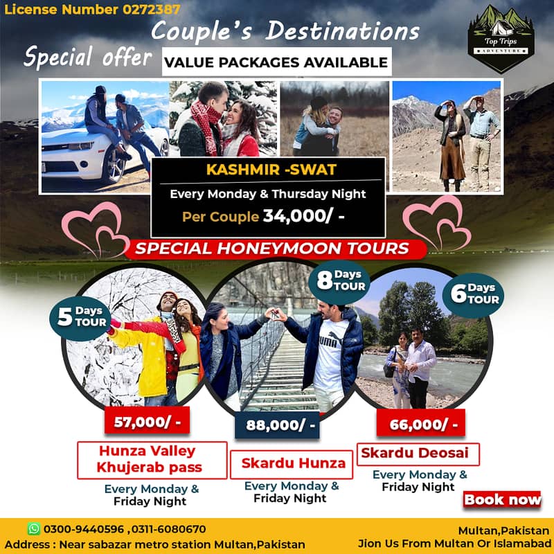 Honeymoon Trips for Couples 0