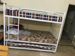 Bunk bed with new mattresses