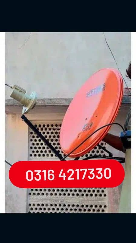 Dish antenna All New model 4k awelabal 0316 4217330 0