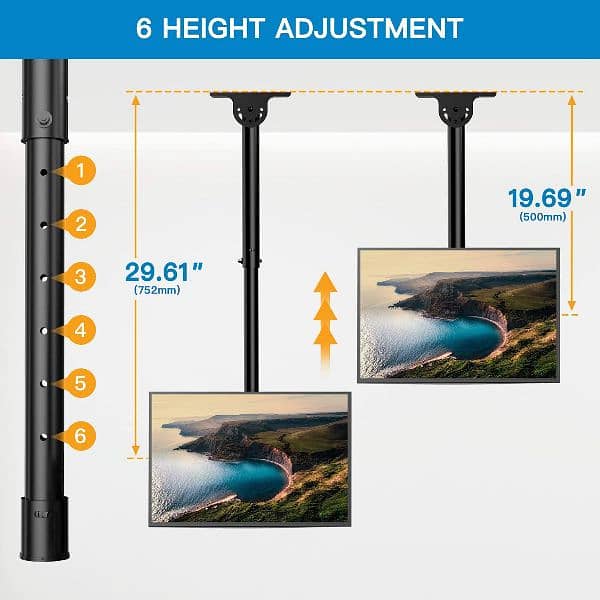 LCD LED tv ceiling mount imported & wall mount brackets & stands 2