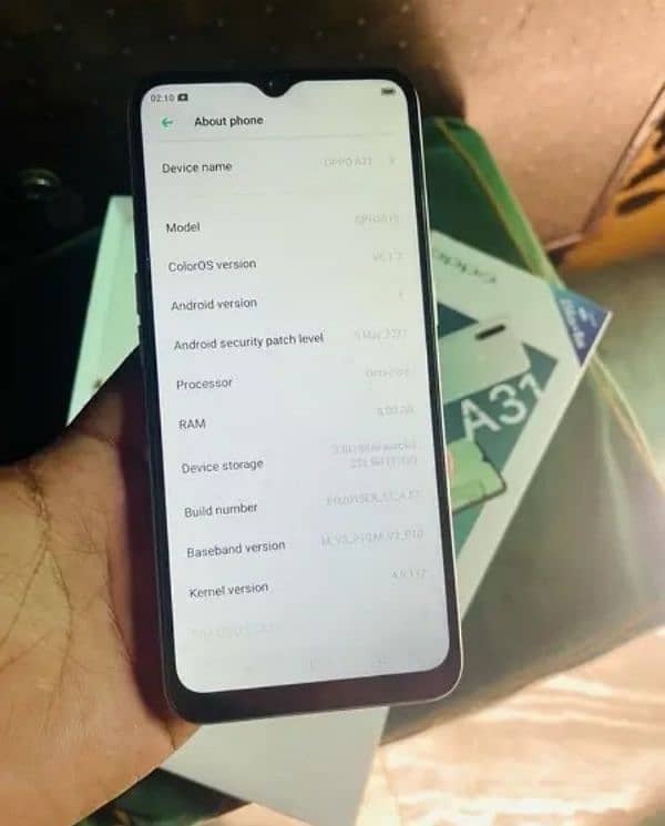 OPPO A31 RAM ROM 8/256 3