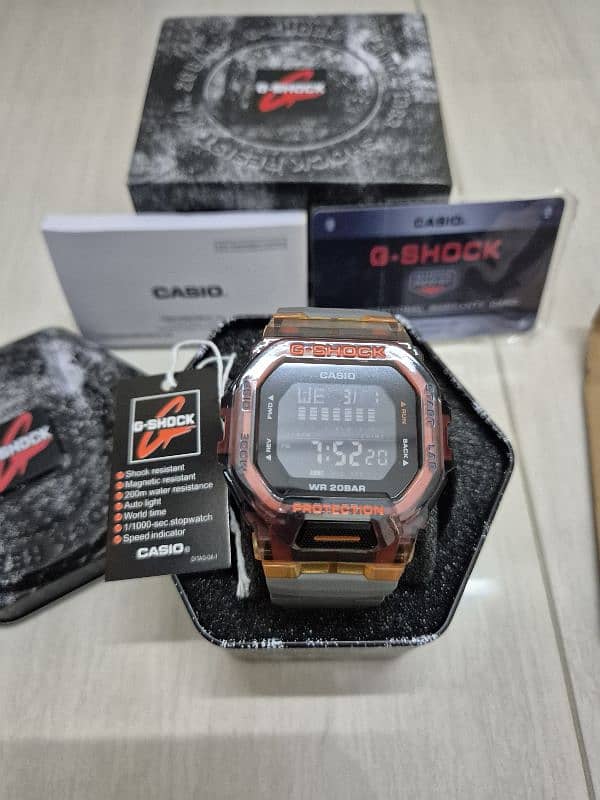 Casio G-shock watch GBD200 orange colour 0