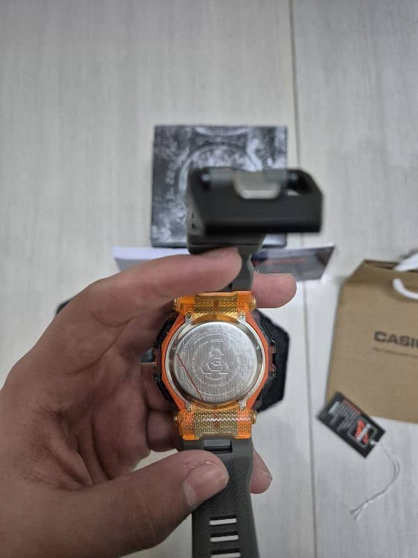 Casio G-shock watch GBD200 orange colour 2