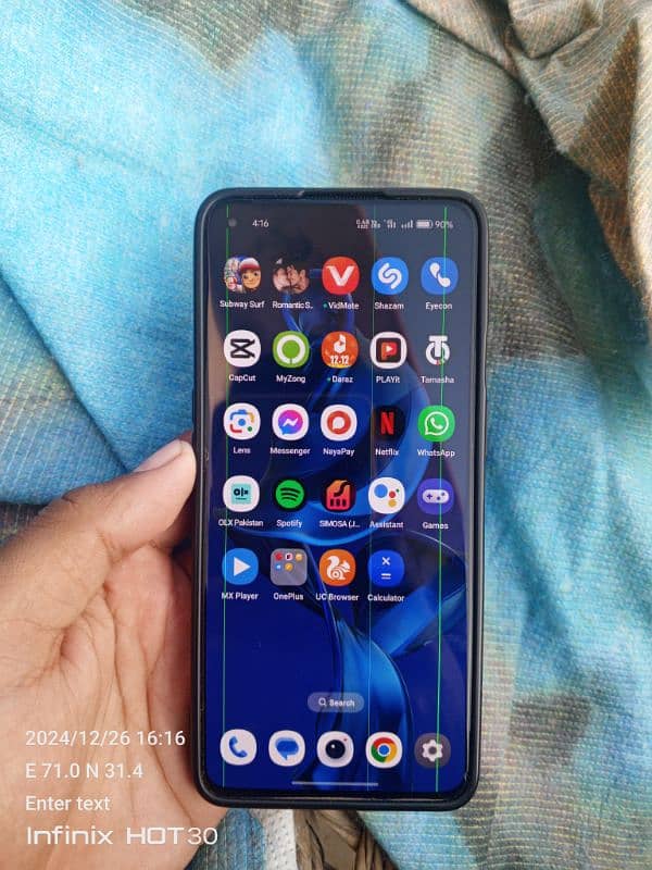 ONEPLUS 9 10 ,by 10 condition PTA oprove  exchange possible good phone 1