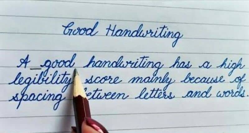 best handwriting work 1