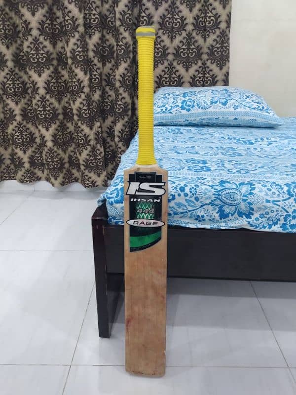 IHSAN 444 HARD BALL BAT (ENGLISH WILLOW) 1