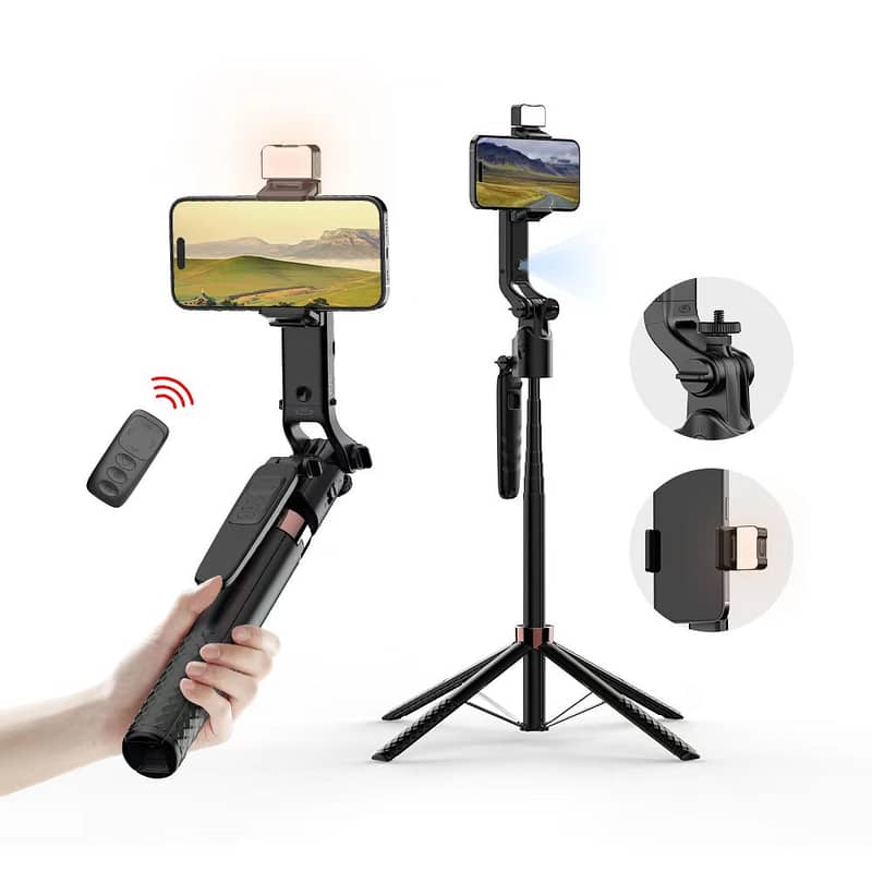 Vlogging Kit, Video Making kit with tripod stand, Microphone,  light 3