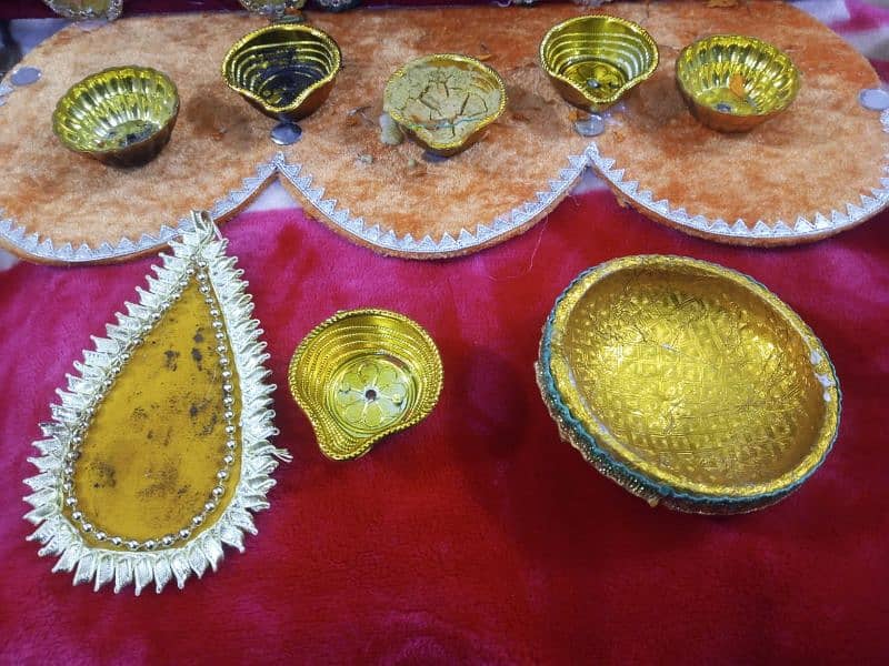 mehndi decor plates 1