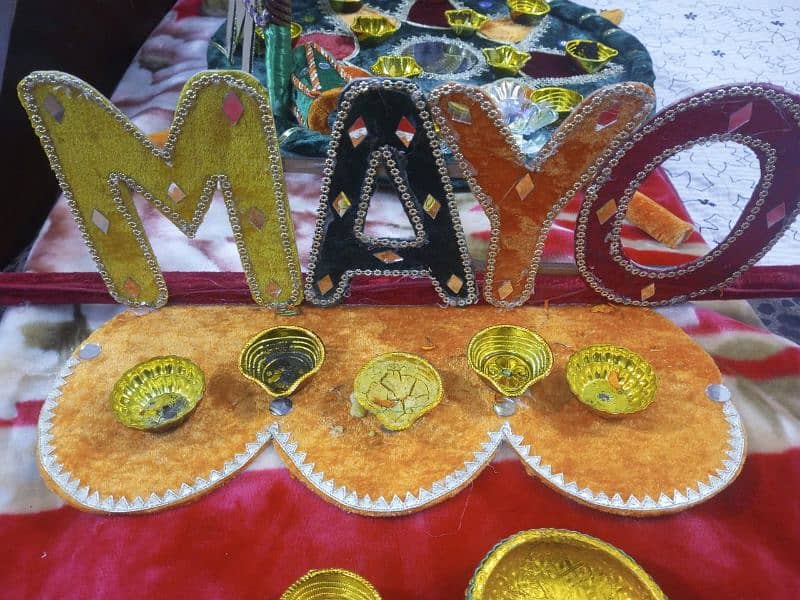 mehndi decor plates 6