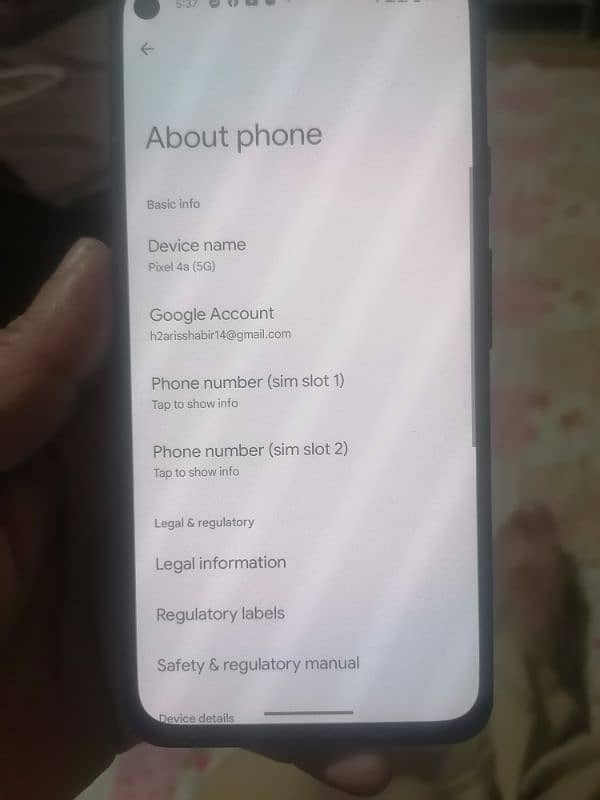 Google Pixel 4a 5G 4