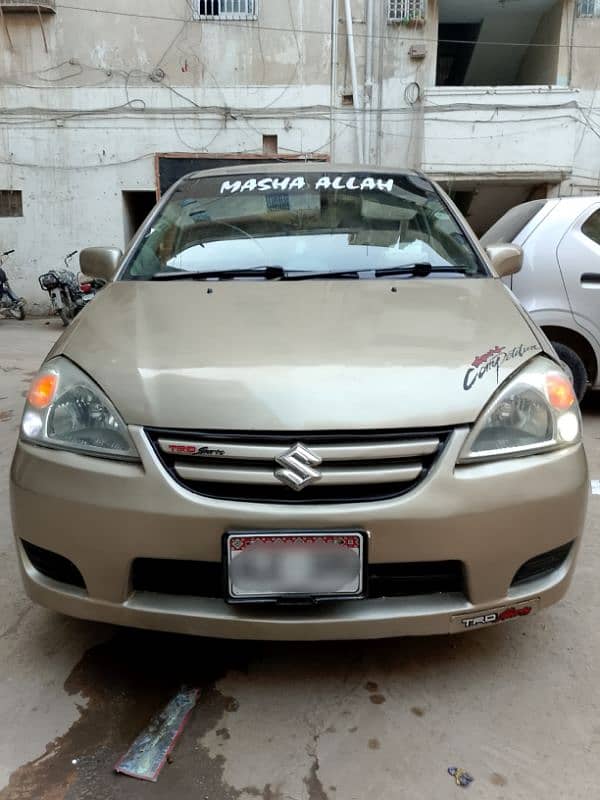 Suzuki Liana Model 2006 GOLDEN COLOR Good Condition Fully Loaded Car 3