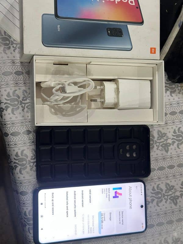 redmi note 9s complete box 0