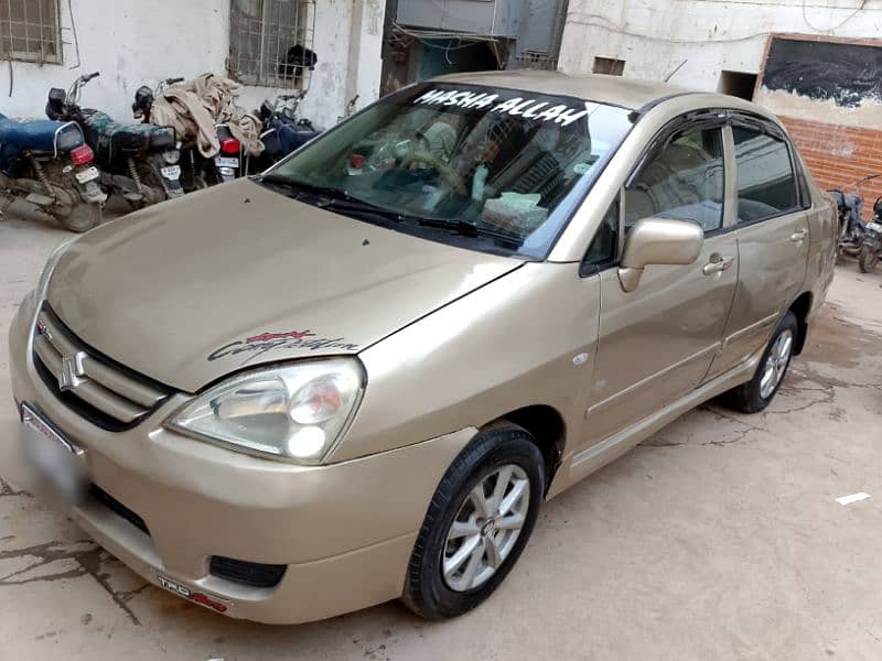 Suzuki Liana Model 2006 GOLDEN COLOR Good Condition Fully Loaded Car 0