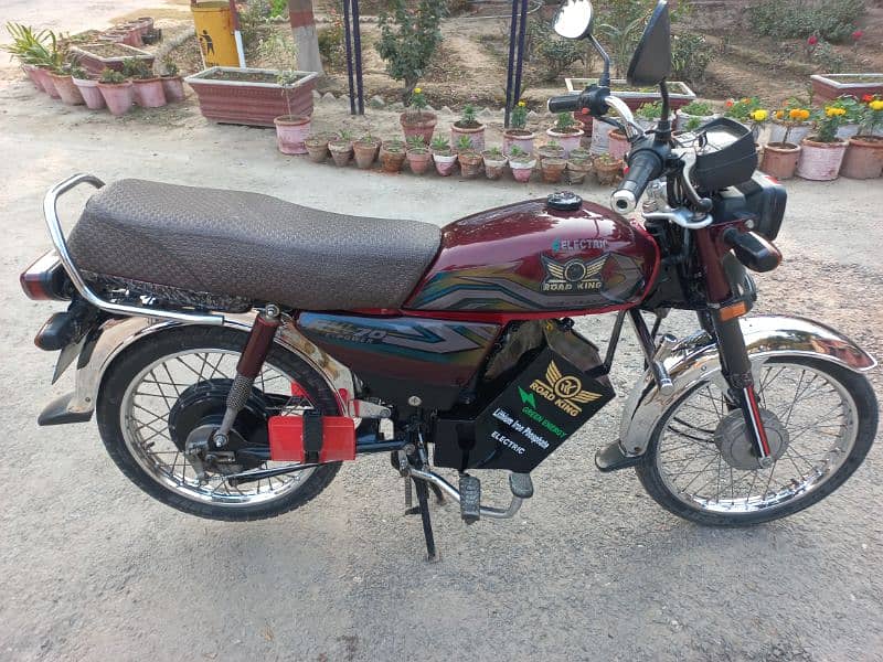 Road King Electric Bike 2023 Model lush condition. 0