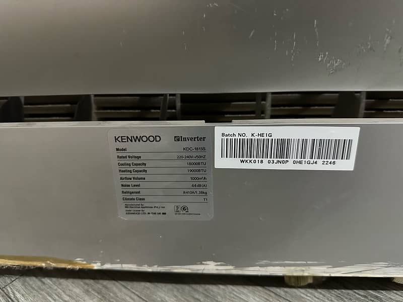 kenwood inverter 1.5 ton for sale 3