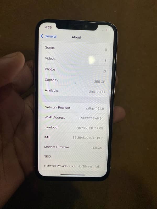 iphone x 256gb 6