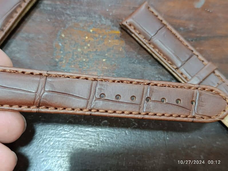 Genuine Leather 20 mm imported straps for Omega and other watches 2000 4